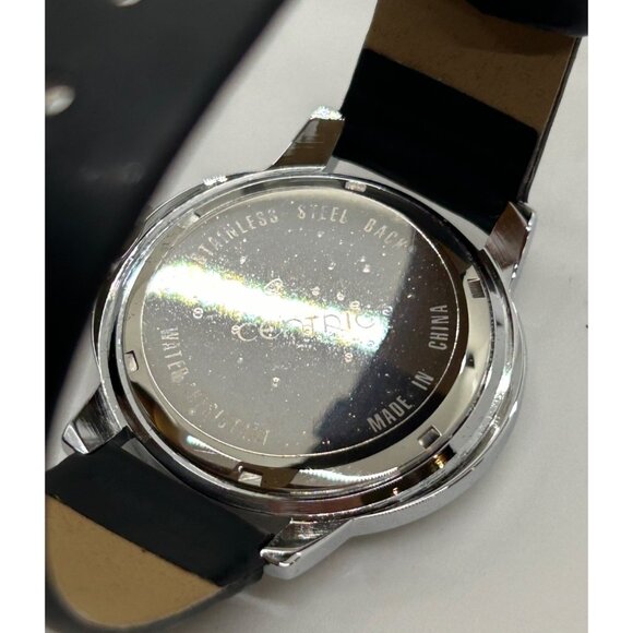 Centric Honeymooners Wrist Watch Stainless Steel Case Black Watch Band with Box - Picture 6 of 14